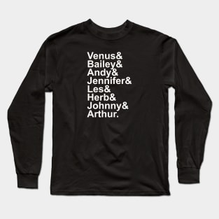 WKRP Names Long Sleeve T-Shirt